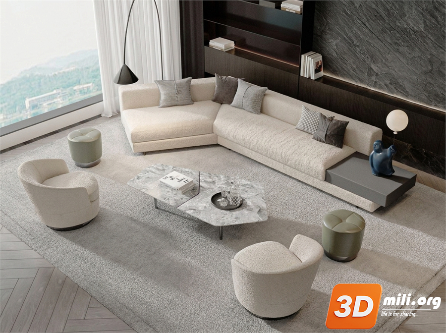 Sofa Minotti Skp Files 